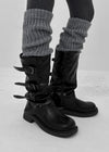 Tadan Buckle Folding Mid Boots