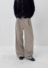 Gyutz Pin Tuck Bonded Corduroy Pants