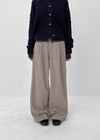 Gyutz Pin Tuck Bonded Corduroy Pants