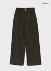 Gyutz Pin Tuck Bonded Corduroy Pants