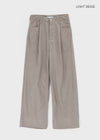Gyutz Pin Tuck Bonded Corduroy Pants