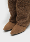 Methone Fur Stiletto Long Boots