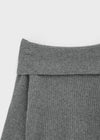 Pohner Ribbed Off-shoulder Knit