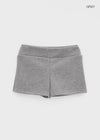 Calom Back Pocket Banding Fleece Shorts