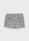 Calom Back Pocket Banding Fleece Shorts