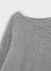 Viet Overfit Boat Neck Mohair Knit