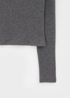 Maeson Fleece Unbalanced Button Long Sleeve T-shirt