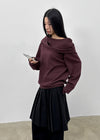 Leani Off-shoulder Hoodie