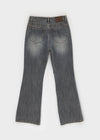 Sharkem Stitch Low-waist Bootcut Denim Pants