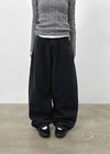 Levitz Fleece Wide Cotton Pants