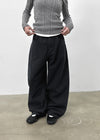 Levitz Fleece Wide Cotton Pants