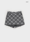 Levini Check Mini Skirt Pants