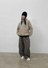 (UNISEX) Roart Fleece Cargo Banding Pants