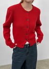 Ramson Semi-crop Knit Cardigan