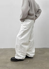 Kratz Fleece Wide Cotton Pants