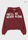 (UNISEX) Webert Fleece Lettering Hoodie