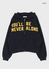 (UNISEX) Webert Fleece Lettering Hoodie