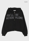 (UNISEX) Webert Fleece Lettering Hoodie