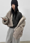 Ashmi Kara Zip-up Fur Jacket
