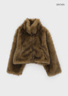 Ashmi Kara Zip-up Fur Jacket