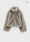 Ashmi Kara Zip-up Fur Jacket