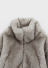 Ashmi Kara Zip-up Fur Jacket