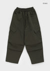 (UNISEX) Roart Fleece Cargo Banding Pants
