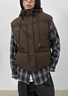 Armane Hooded Padded Vest