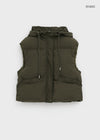 Armane Hooded Padded Vest