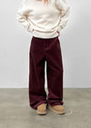 Depoa Corduroy Wide Cotton Pants