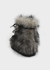 Cushion Strap Mid-fur Boots