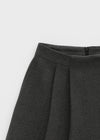 Kurit Wool Pleated Mini Skirt