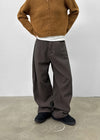 Levitz Fleece Wide Cotton Pants