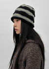 Delph Wave Three-tone Wool Knit Beanie