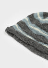 Delph Wave Three-tone Wool Knit Beanie