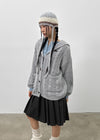 Dakun Cable Knit Hooded Cardigan