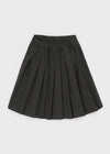 Nyats Wool Pleated Midi Skirt