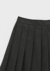 Nyats Wool Pleated Midi Skirt