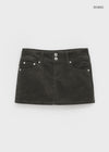 [MADE] Poku Corduroy Mini Skirt Pants