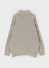 (UNISEX) Podo Bocashi Pocket Henley Neck Knit