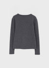 Reden Basic Henley Neck Brushed Long Sleeve T-shirt
