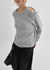 Beroi Cutout Ribbed Knit