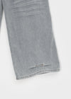 Bevan Raised Fleece Wide Denim Pants
