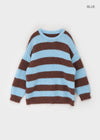 Mite Stripe Loose Fit Wool Knit