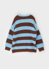 Mite Stripe Loose Fit Wool Knit