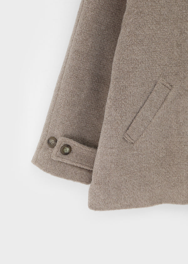 Reldit Hooded Half Coat (35% Wool)