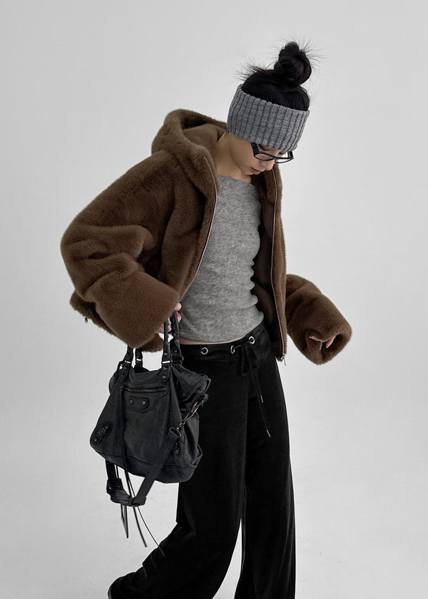 Boeton Fur Hooded Jacket