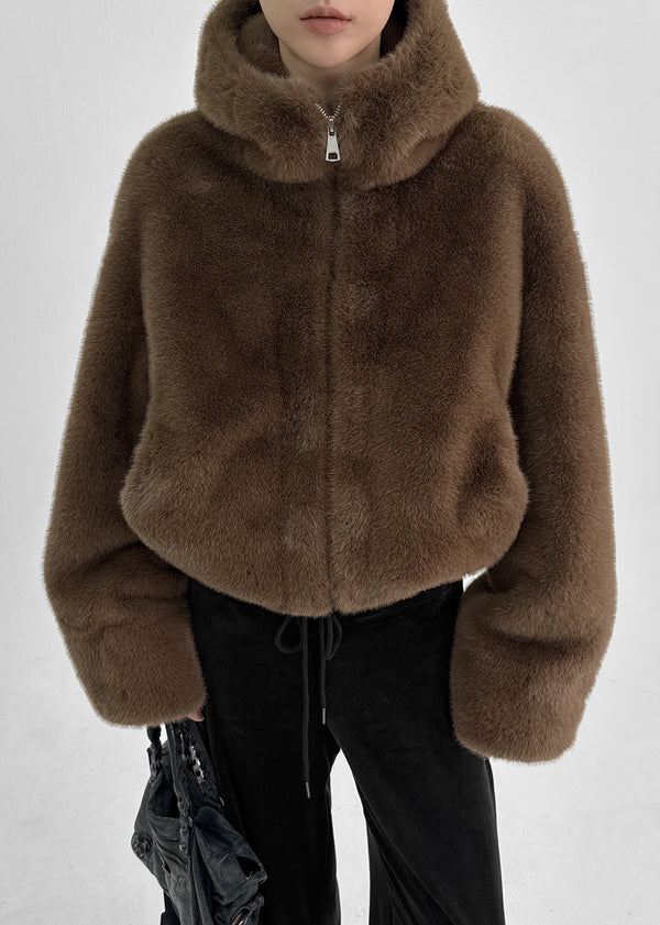 Boeton Fur Hooded Jacket