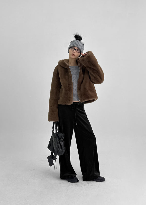 Boeton Fur Hooded Jacket