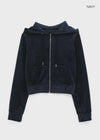 [MADE] Kubo Mink Velour Hooded Zip-up (Set Available)